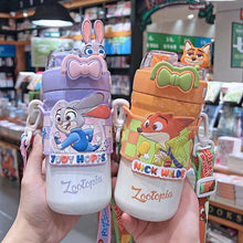 Load image into Gallery viewer, Zootopiia Insulated Dual Sipper Water Bottel 500ml
