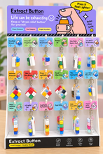 Load image into Gallery viewer, Stress Buster Clicking Key Keychain
