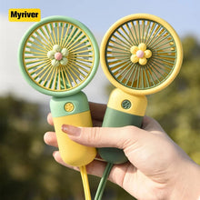 Load image into Gallery viewer, Flower Potable Fan (usb Chargeable)
