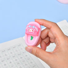 Load image into Gallery viewer, Kuromi &amp; My Melody Slipper Eraser set of 2
