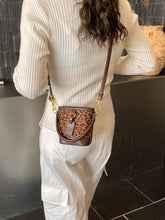 Load image into Gallery viewer, Textured Mini Bucket Sling Bag
