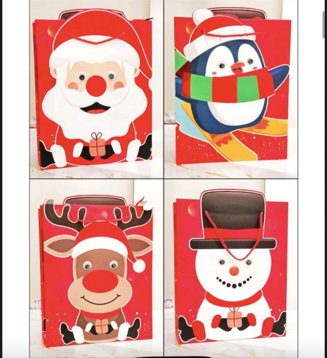 Christmas Googly Eye Small Gift Bag