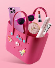 Load image into Gallery viewer, Barbie Croc Bucket Beach Bag
