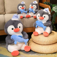 Load image into Gallery viewer, Penguin With Fish
