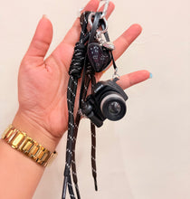 Load image into Gallery viewer, DSLR Black Heart Bag Charm
