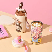Load image into Gallery viewer, Labubu 3D Topper Insulated Coffee Sipper (Hot &amp; Cold 6-8hrs)

