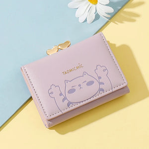 Lovely Cat 3 Fold Wallet