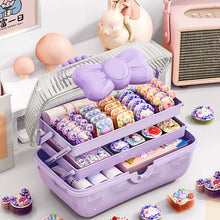 Load image into Gallery viewer, Kawaii Bow Storage Organiser | Large Capacity | 3 Layer
