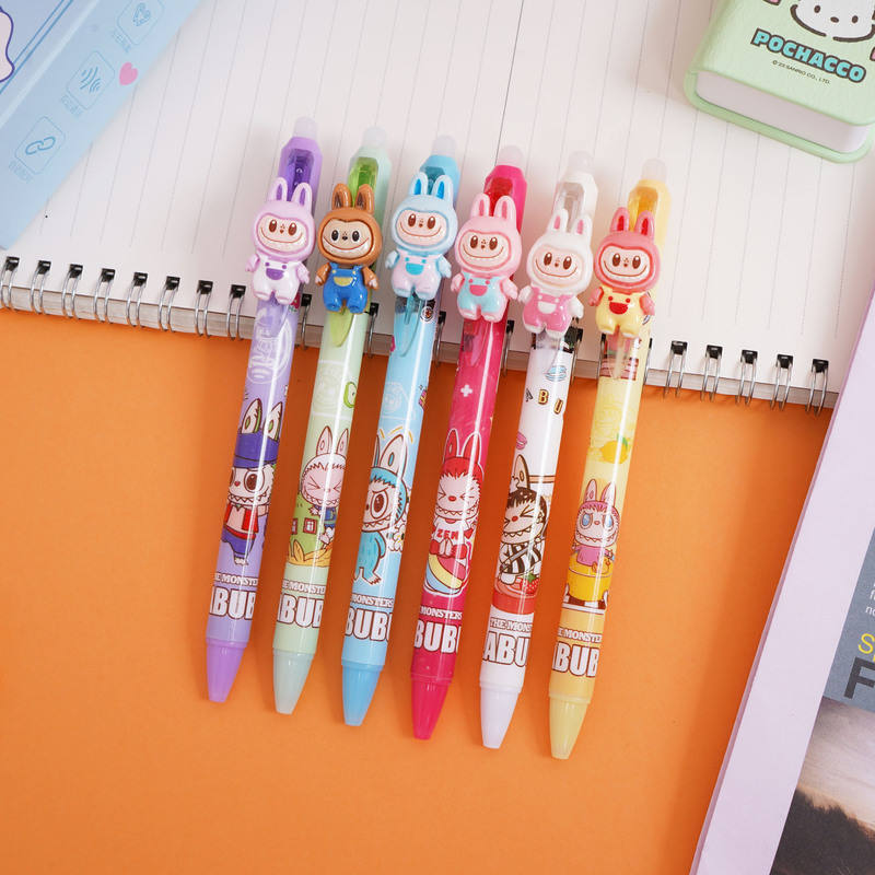 Labubu Charm Blue Gel Pen