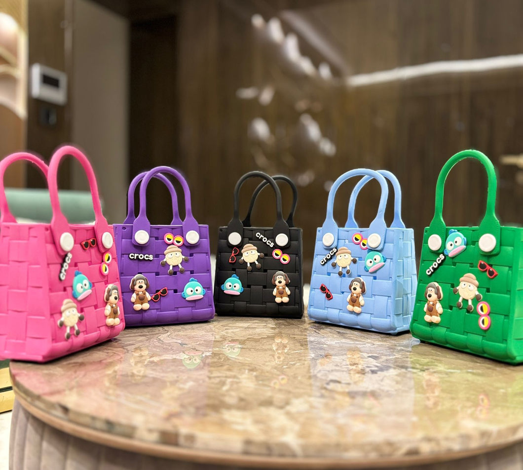 Mini Croc Silicone Tote Bag