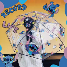 Load image into Gallery viewer, Stitch Transparent Umbrellas
