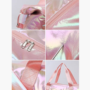 Holographic Expandable Travel Shoulder Bag