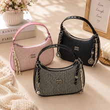 Load image into Gallery viewer, MiuMiu Korean Shoulder Bag with Hanging Charms
