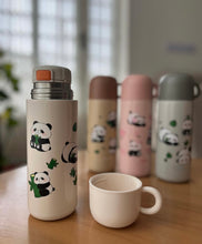 Load image into Gallery viewer, Panda Hot &amp; Cold Insulated Bottle with Cup
