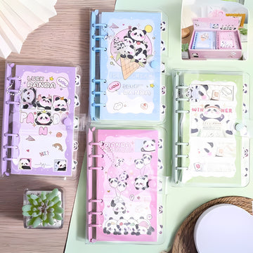 Panda Balloon Spiral Notebook