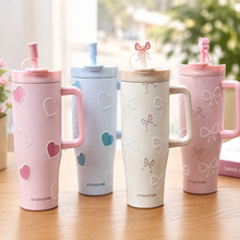 Load image into Gallery viewer, Sitara Pearl Bow Sipper 1000ml
