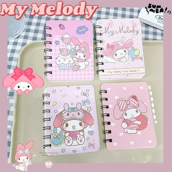 My Melody Mini Spiral Notebook