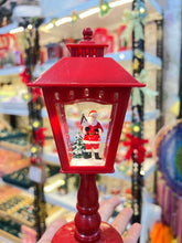 Load image into Gallery viewer, Santa Lamp Post Lamp (Light with Music)
