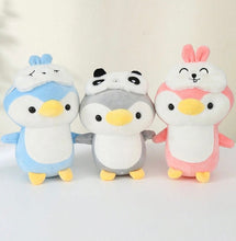 Load image into Gallery viewer, Penguin Eye Mask Plushie 25cm
