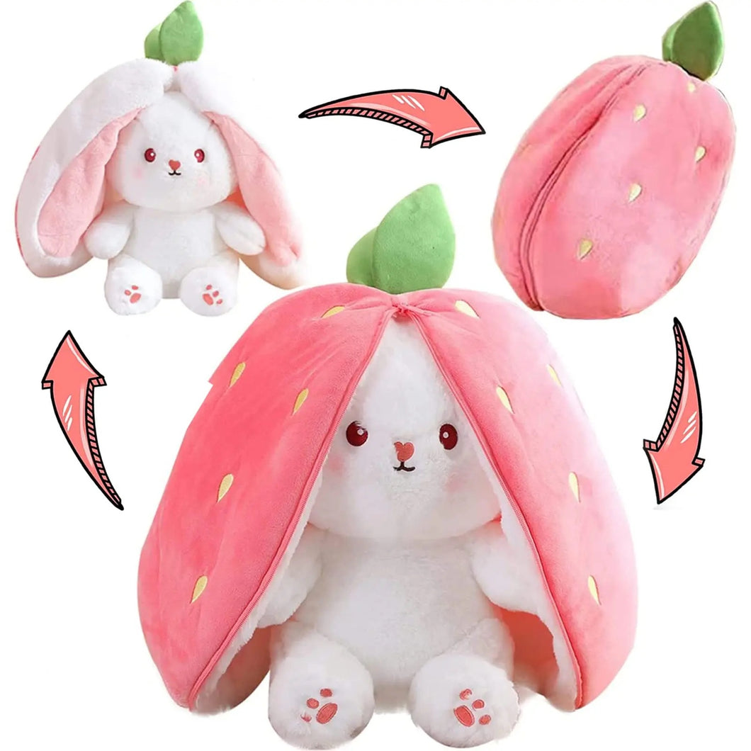 Reversible Bunny Plush Toy