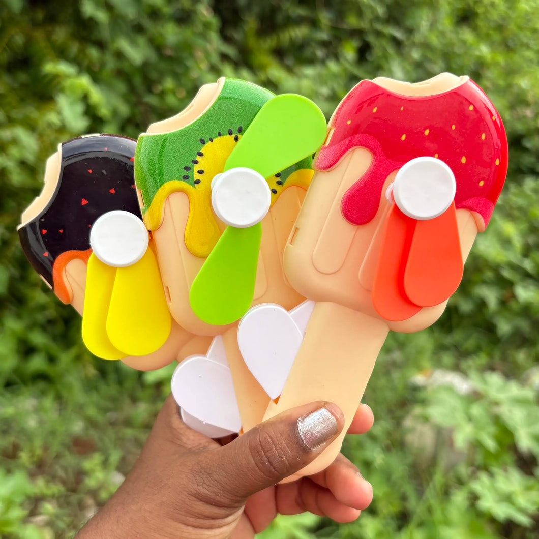 Ice Cream Hand Fan