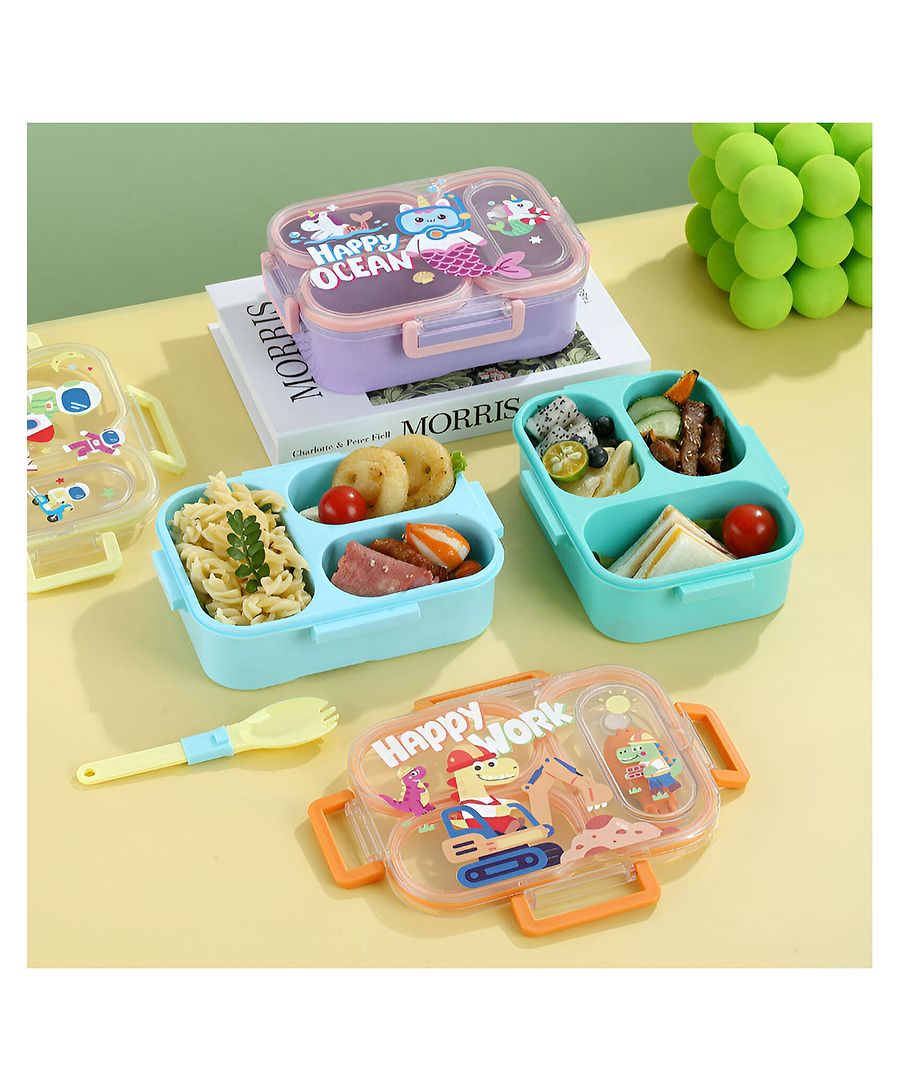 Kids Triple Compartment Lunch Box
