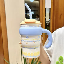Load image into Gallery viewer, Pastel Trendy Small Insulated Tumbler 680ml
