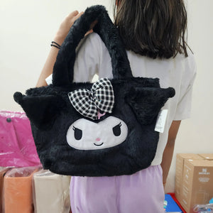 Kuromi Plush Shoulder Bag