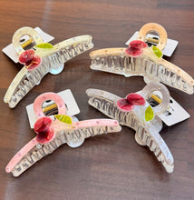 Load image into Gallery viewer, Bofeini Cherry Studded Big Claw Clip
