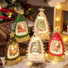 Load image into Gallery viewer, Golden Star Xmas Tree Lantern Lamp
