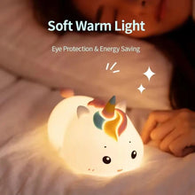 Load image into Gallery viewer, Baby Unicorn Silicone Night Lamp
