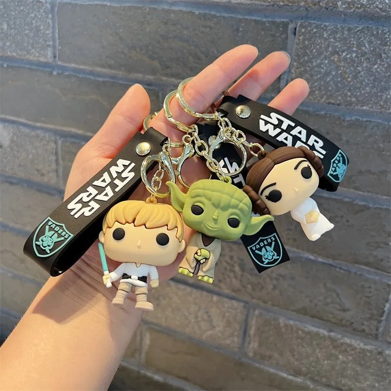 SF・ファンタジー・ホラー STAR WARS KEY CHAIN Little Hood Gift Star War Darth Vader Key Chain with LED flash