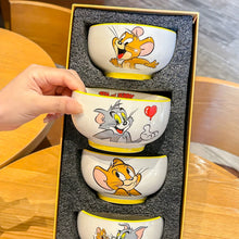 Load image into Gallery viewer, Tom &amp; Jerry Ceramic Bowl Set
