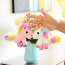Load image into Gallery viewer, Unicorn Plush Bag Charm
