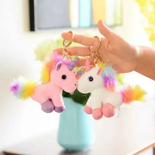 Unicorn Plush Bag Charm