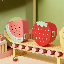 Load image into Gallery viewer, Strawberry Lunch Box with Cutlery
