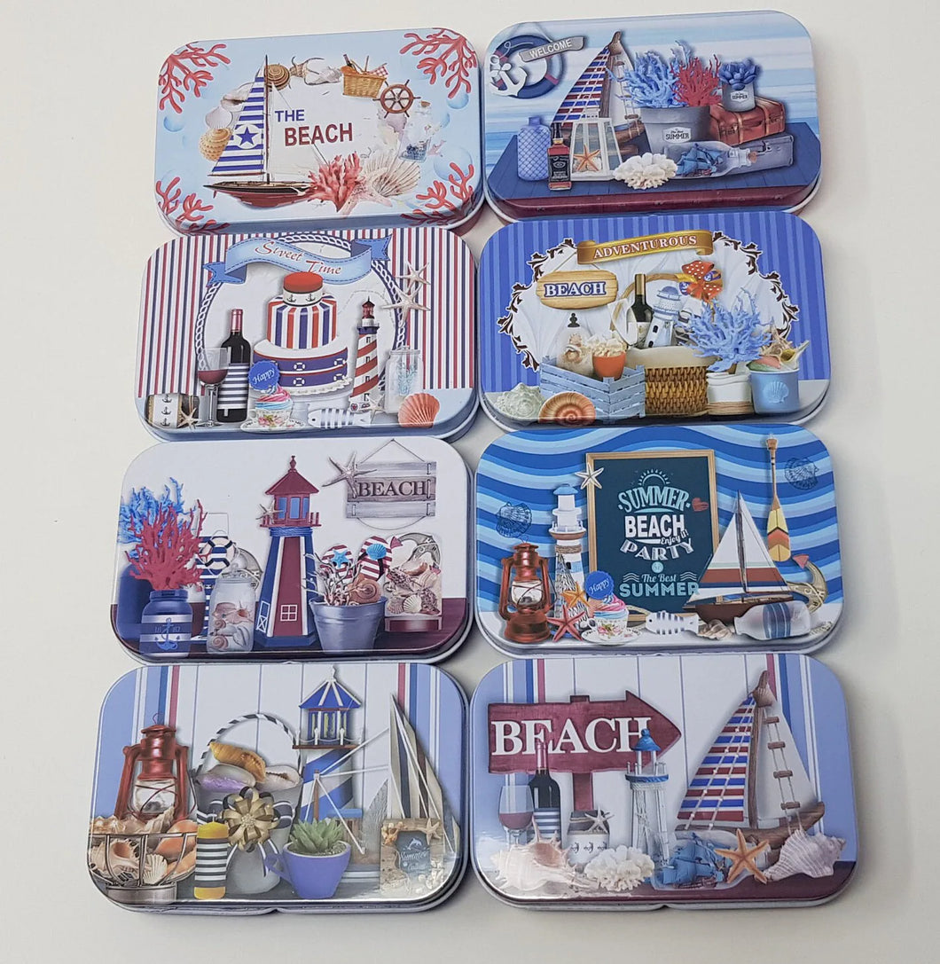 Beach Tin Box