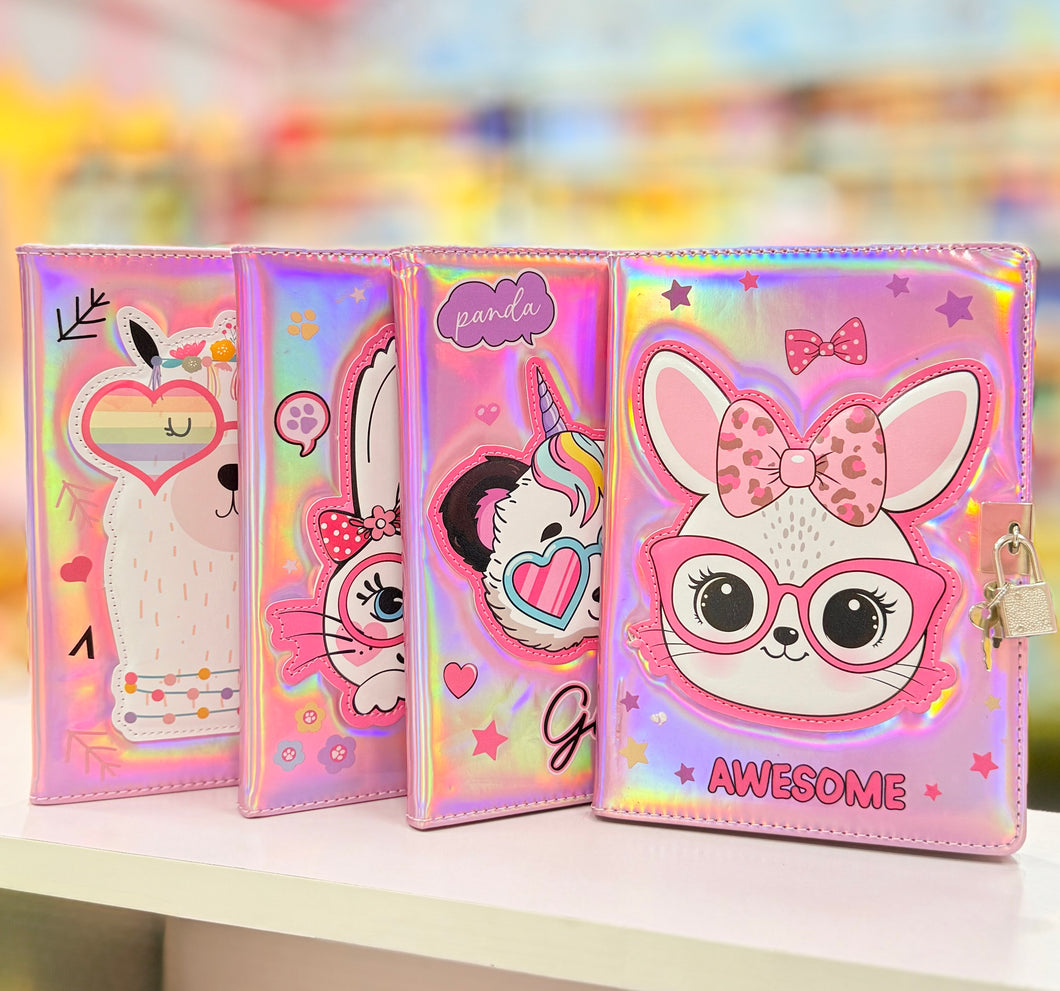Kawai Animal Lock Notebook