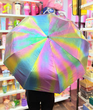 Load image into Gallery viewer, Holographic Automatic 3 Fold Umbrella
