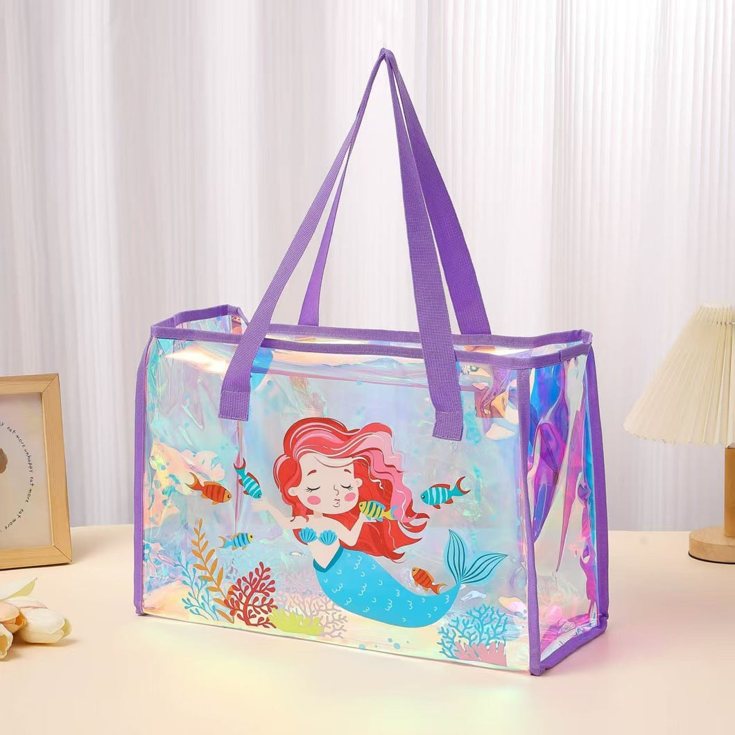 Mermaid Holographic Tote Bag