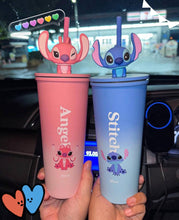 Load image into Gallery viewer, Stitch &amp; Angel Tumbler
