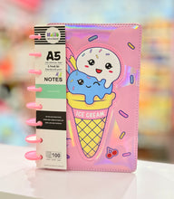 Load image into Gallery viewer, Ice Cream Spiral Notebook
