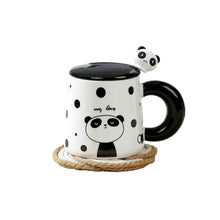 Load image into Gallery viewer, Black &amp; White Panda Mug
