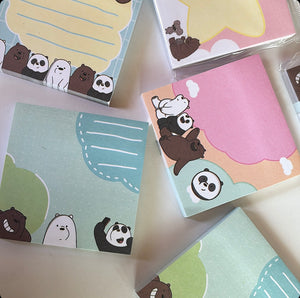 We Bare Bear Sticky Notes