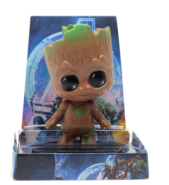 Groot Solar Bobble Head