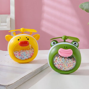 USB Animal Pocket Fan With Led Mirror