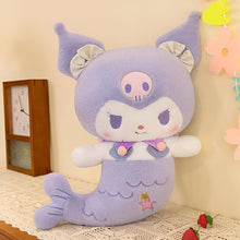 Load image into Gallery viewer, Mermaid Sanrio Plushies with Micro Fiber Blanket
