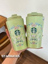 Load image into Gallery viewer, Floral Starbucks Insulated Coffee Sipper Cup
