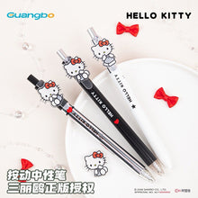 Load image into Gallery viewer, Hello Kitty 3D Charm Black Gel Pen
