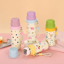 Load image into Gallery viewer, Kawaii Cartoon Dual Mouth Bottle With Cup
